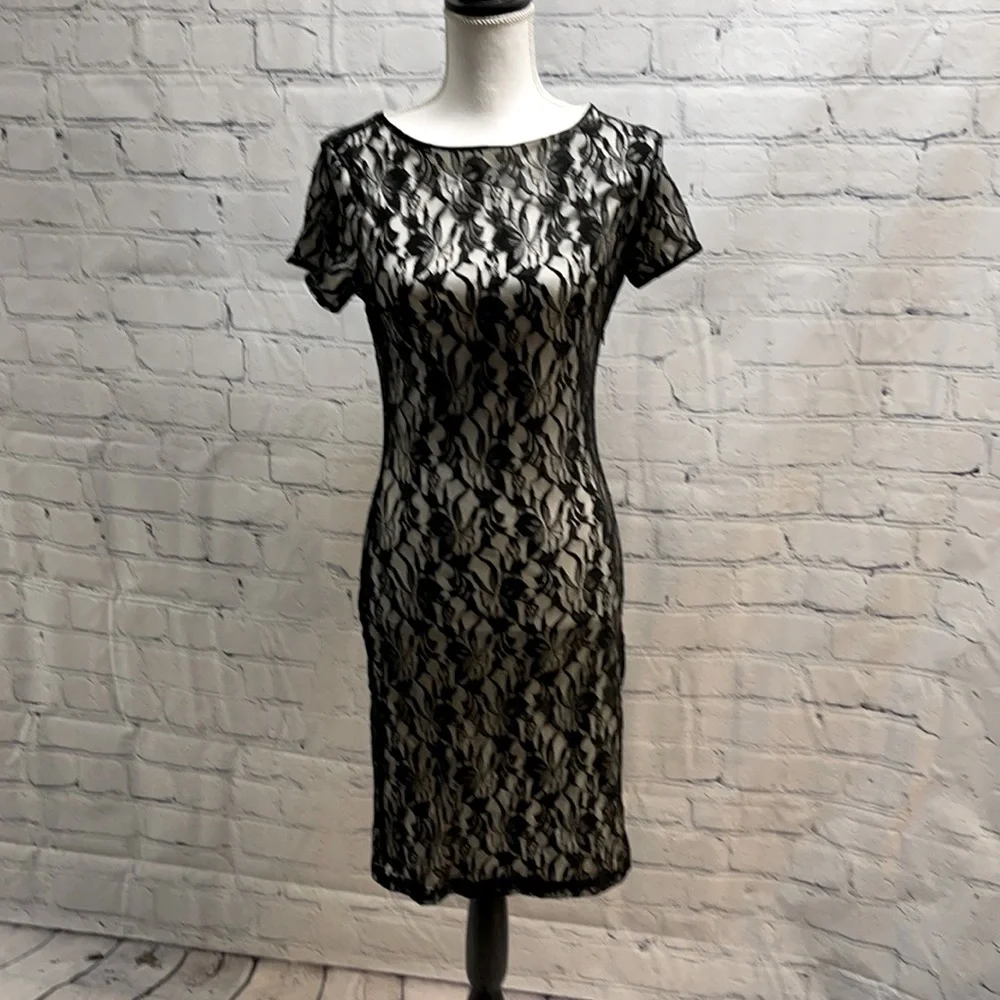Shabby Apple Black Lace Dress-0/2